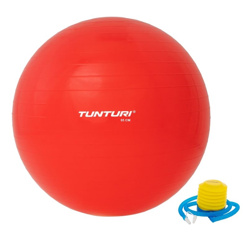 4: Tunturi  Rød Træningsbold - 65 cm